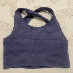 Alphalete Rival Vault Sports Bra - French Blue